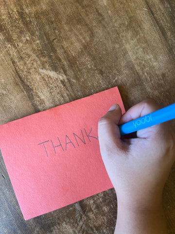 Use a Yoobi Gel Pen to outline 