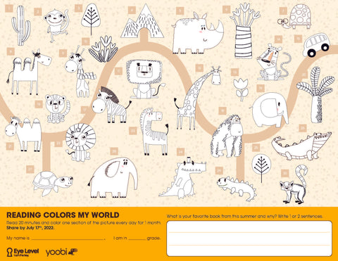 Eye Level Learning Reading Tracker