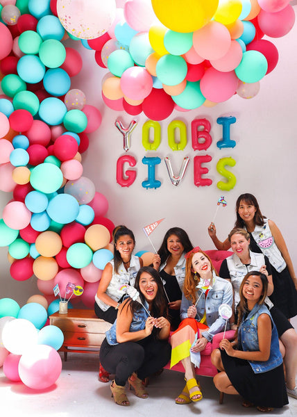 yoobi and lizzie darden blogger event