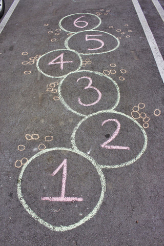 hopscotch chalk