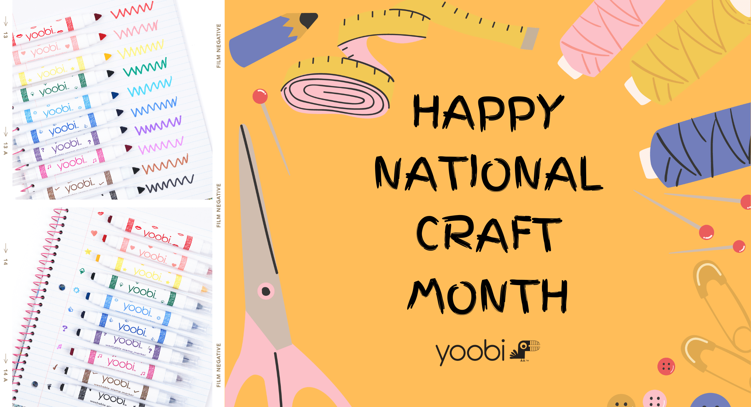 Yoobi Happy National Craft Month